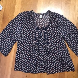 Old navy peasant top
